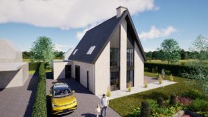 Modern vrijstaande kangaroe woning Hardenberg| Bouwbedrijf Vosman